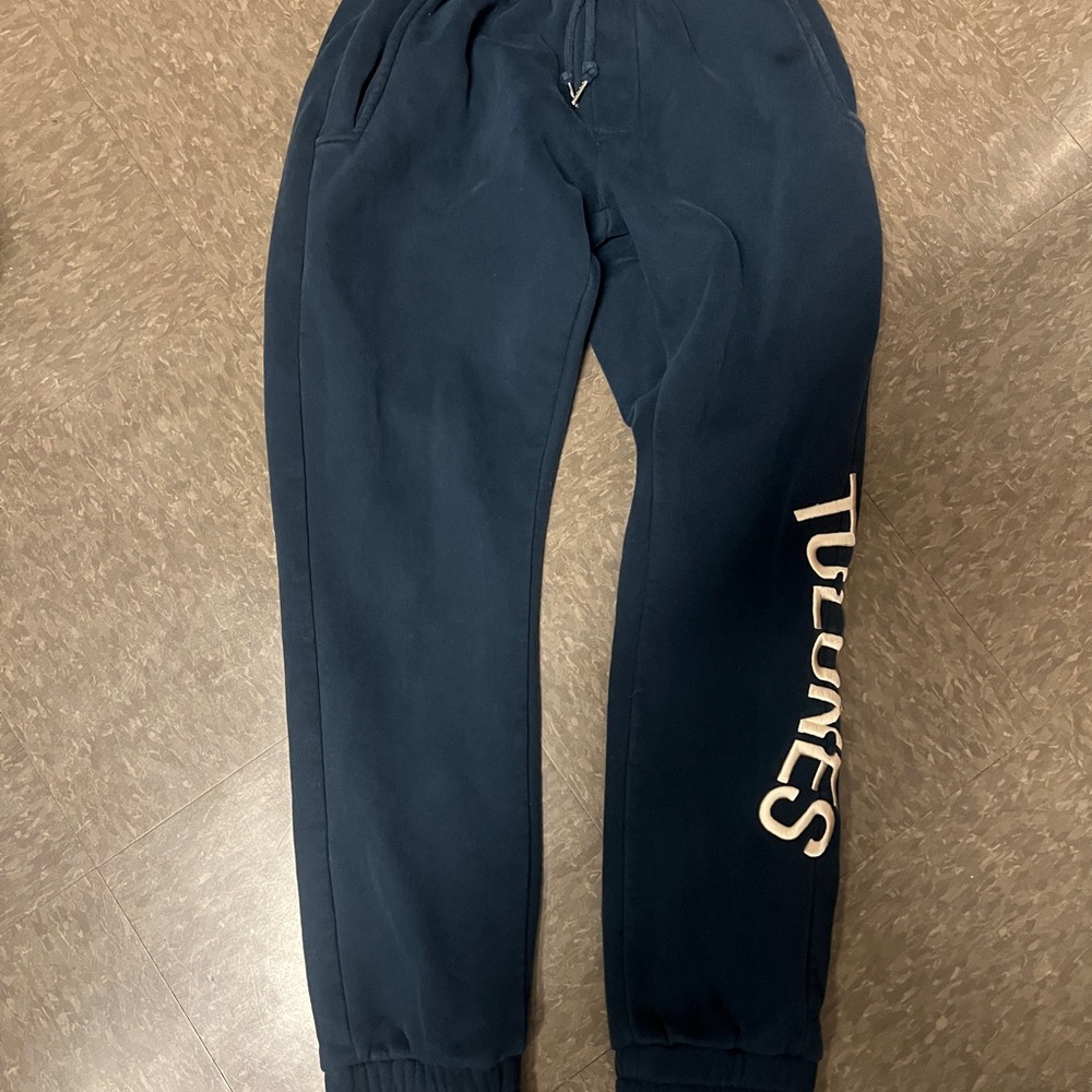 Tulones Navy Joggers with White Logo